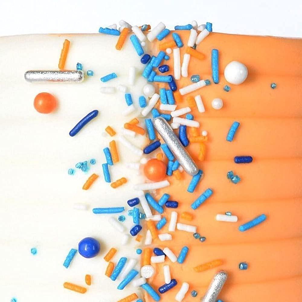 Sprinkles for Cake Decorating Edible Cake Decorations Fancy Orange