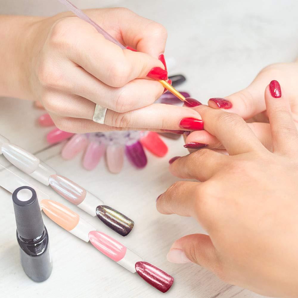 Nail Display Tips, 150 Tips Nail Polish Sample Sticks Stiletto