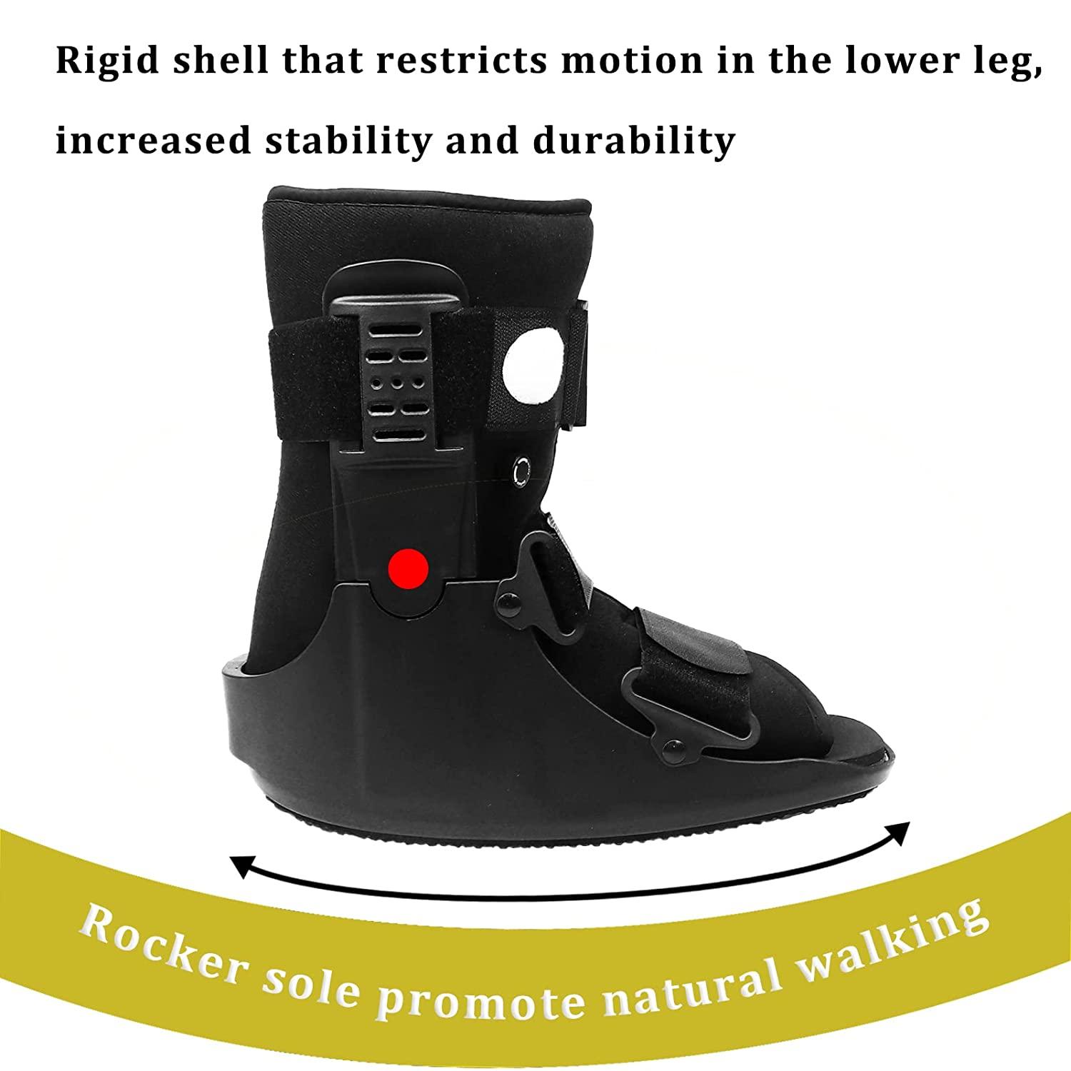 Air Walking Boot Fracture Boot Short Walker Protective Boot Fits Left
