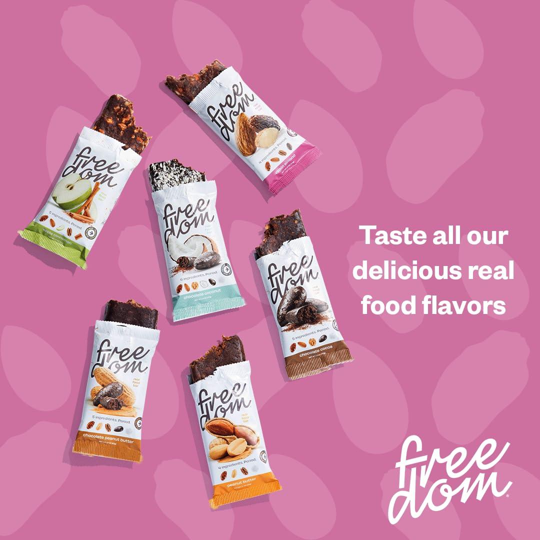 Freedom Bar Healthy Fruit and Nut Bar Variety Pack 12 Pack