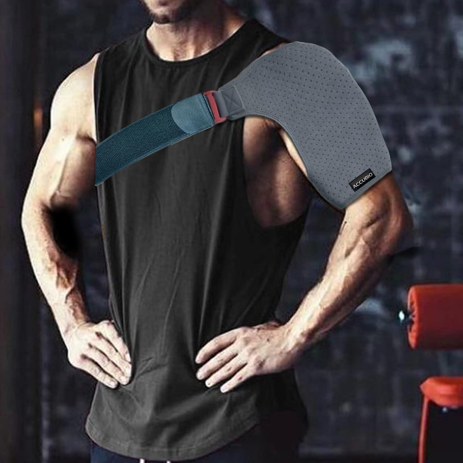 ACCUBIO Shoulder Brace Support for Men & Women Shoulder Strap Rotator