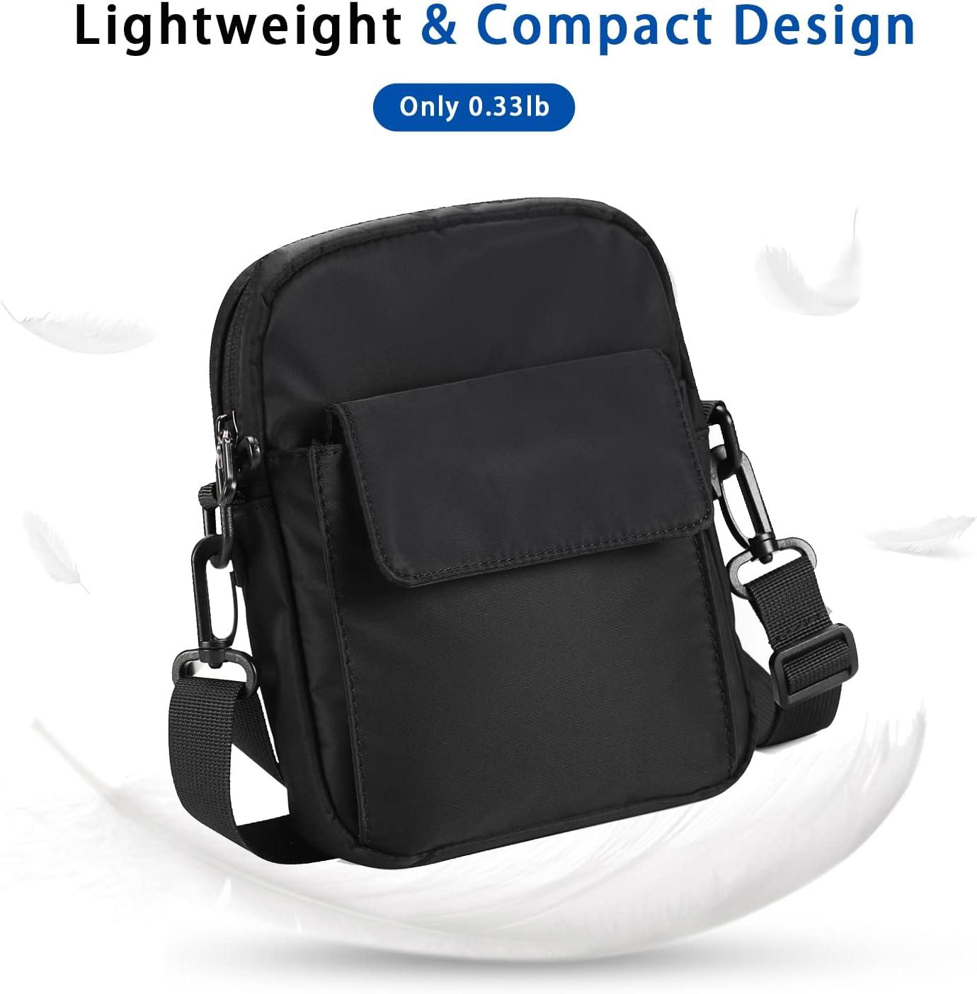 Shoulder Bag for Women Waterproof Crossbody Purses Lightweight Nylon Work Travel  Purse Messenger Bag(Red) - Walmart.com