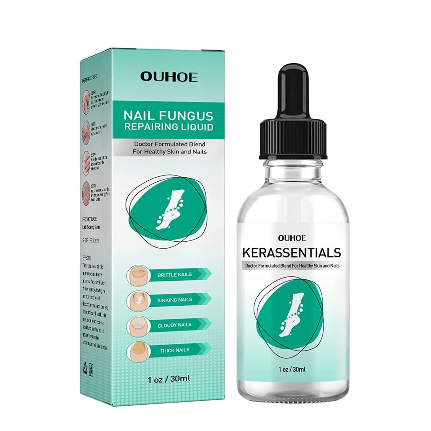 Ouhoe Kerassentials Nail Fungus Repair Liquid 1 Oz FastActing Formula