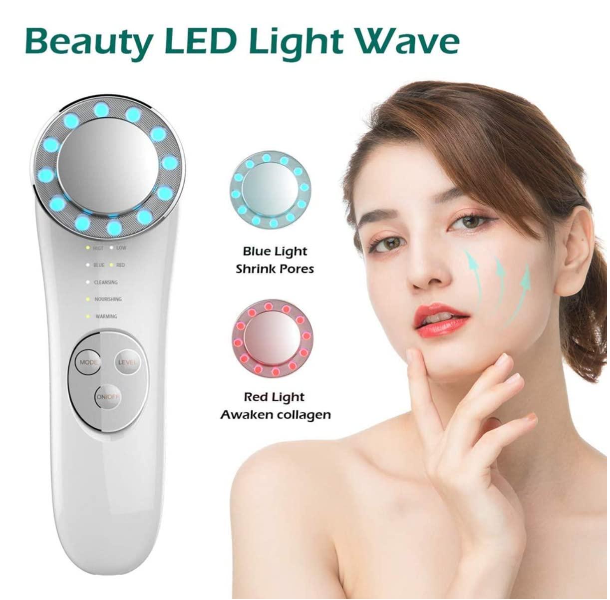 7in1 Facial Massager & Skin Care Tools for Face Lifting & Tightening