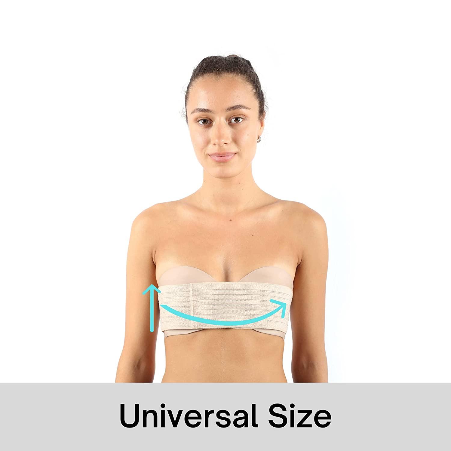 Breast Implant Stabilizer Band, Post Surgery Compression Support Strap
