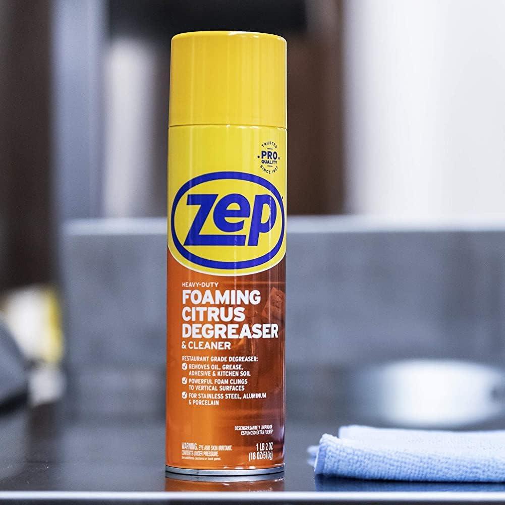 Zep Heavy-Duty Foaming Degreaser ZUHFD18-18 Ounce (Case of 2