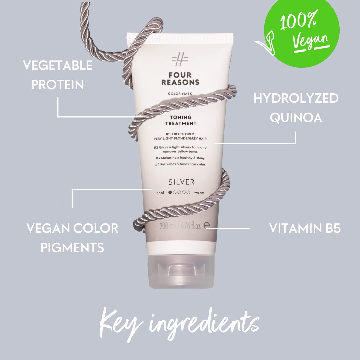 Four Reasons Silver Hair Tinting Conditioner - Semi-Permanent Gray ...