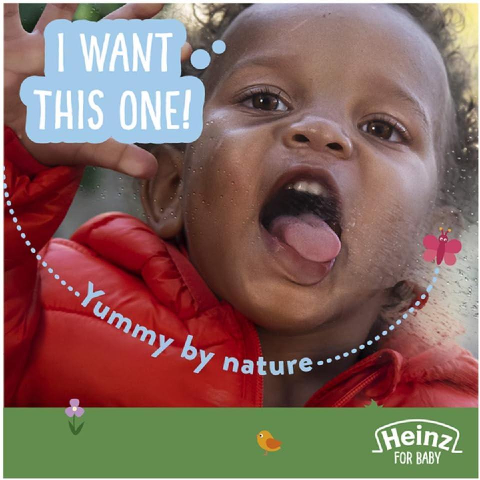 Heinz Apple Pear Banana Fruit Pouch 6x100g Organic Baby Food