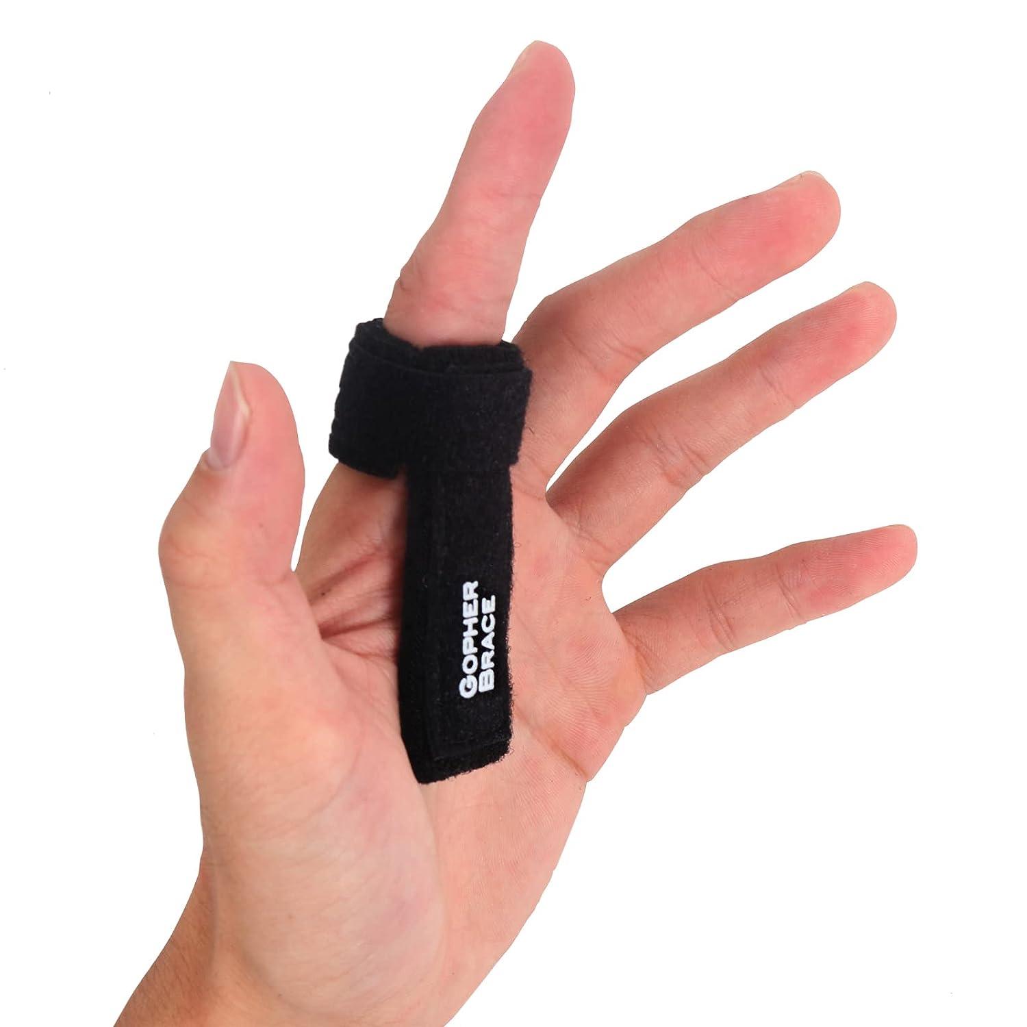 GOPHERBRACE Trigger Finger Splints, Support Finger Stabilizer Brace for