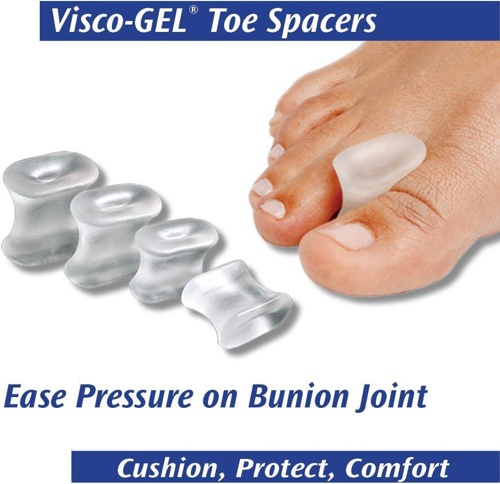 PediFix ViscoGel Toe Spacers Straighten Crooked Toes Overlapping