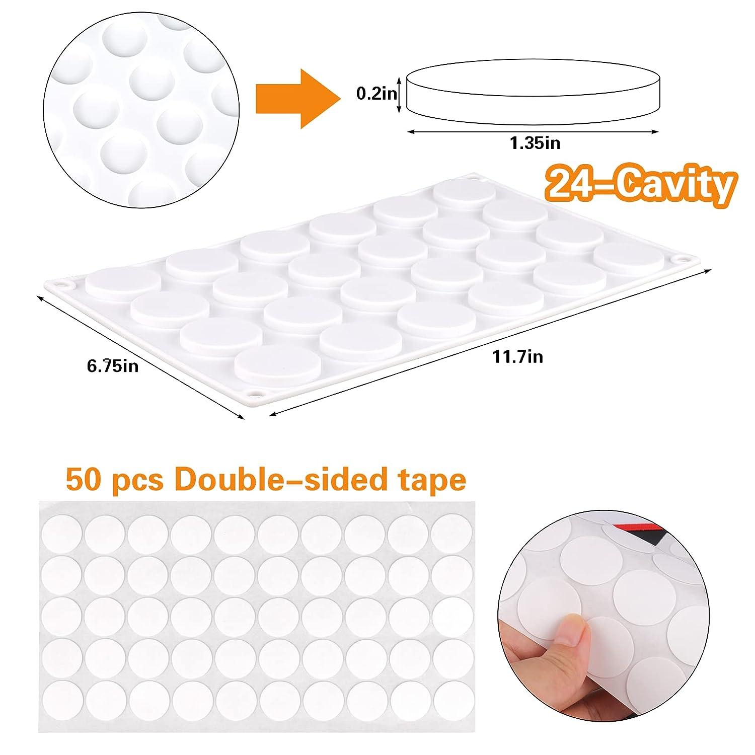  Wax Sealing Silicone Mat Pad for Wax Seal Stamp, 6-Cavity Wax  Sealing Mat Pads with 12pcs Removable Sticky Dots for DIY Craft Adhesive  Sealing Wax Stamp Stickers Sticks : Arts, Crafts