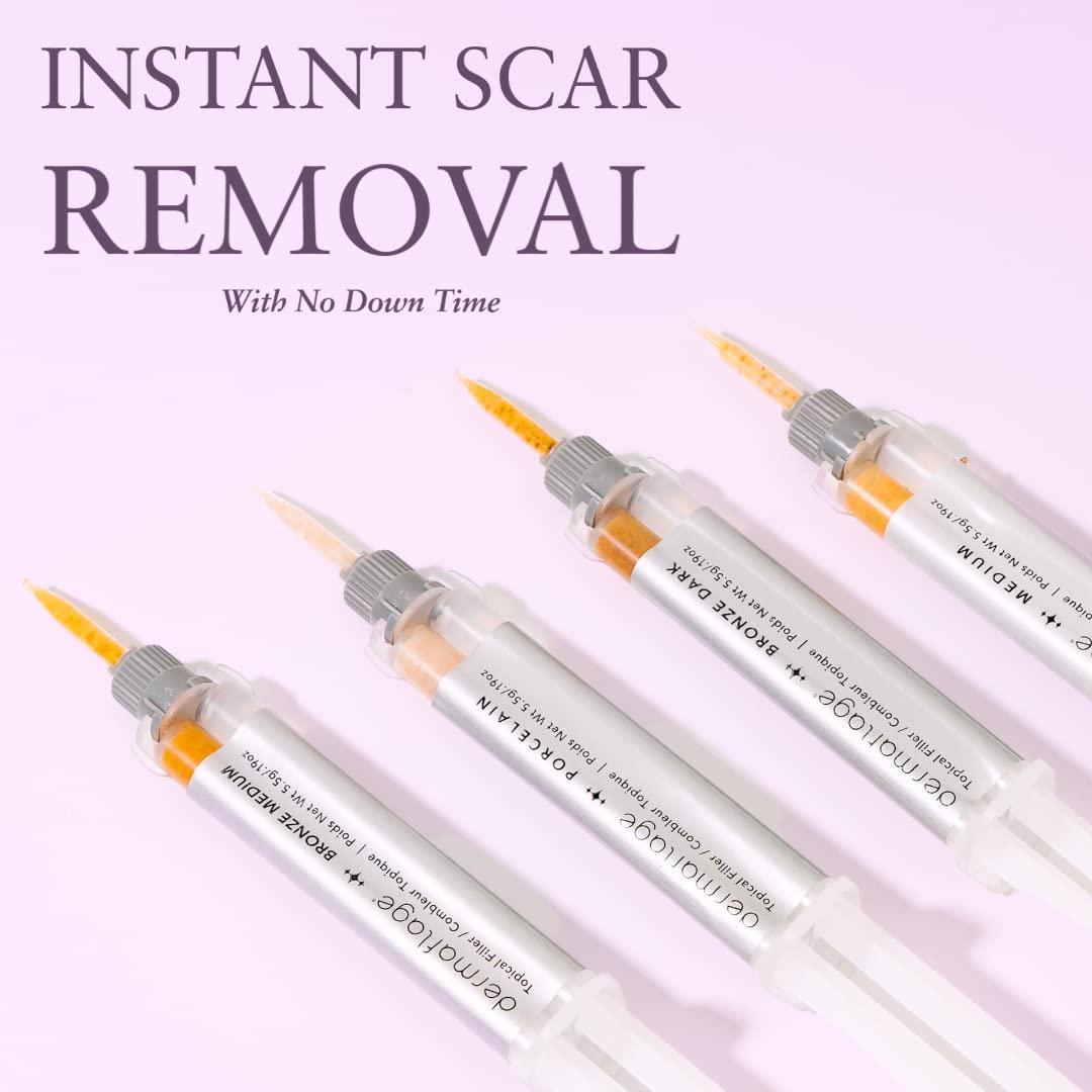 Dermaflage Scar Filler Kit Deep Scar Cover and Waterproof Concealer