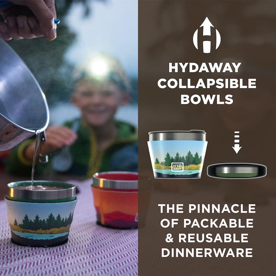 HYDAWAY Collapsible Insulated Bowl with Lid