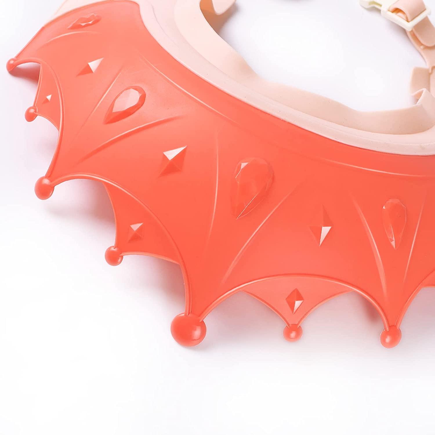 Shower Cap For Kids In Pink Color To Protect You Child's Eyes From Shampoo And Soap main image 1