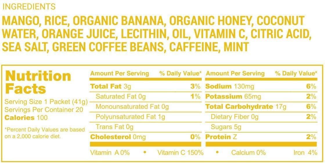 Spring Energy Gel Hill Aid 20 Ct Sports Nutrition Energy Gels for Runners