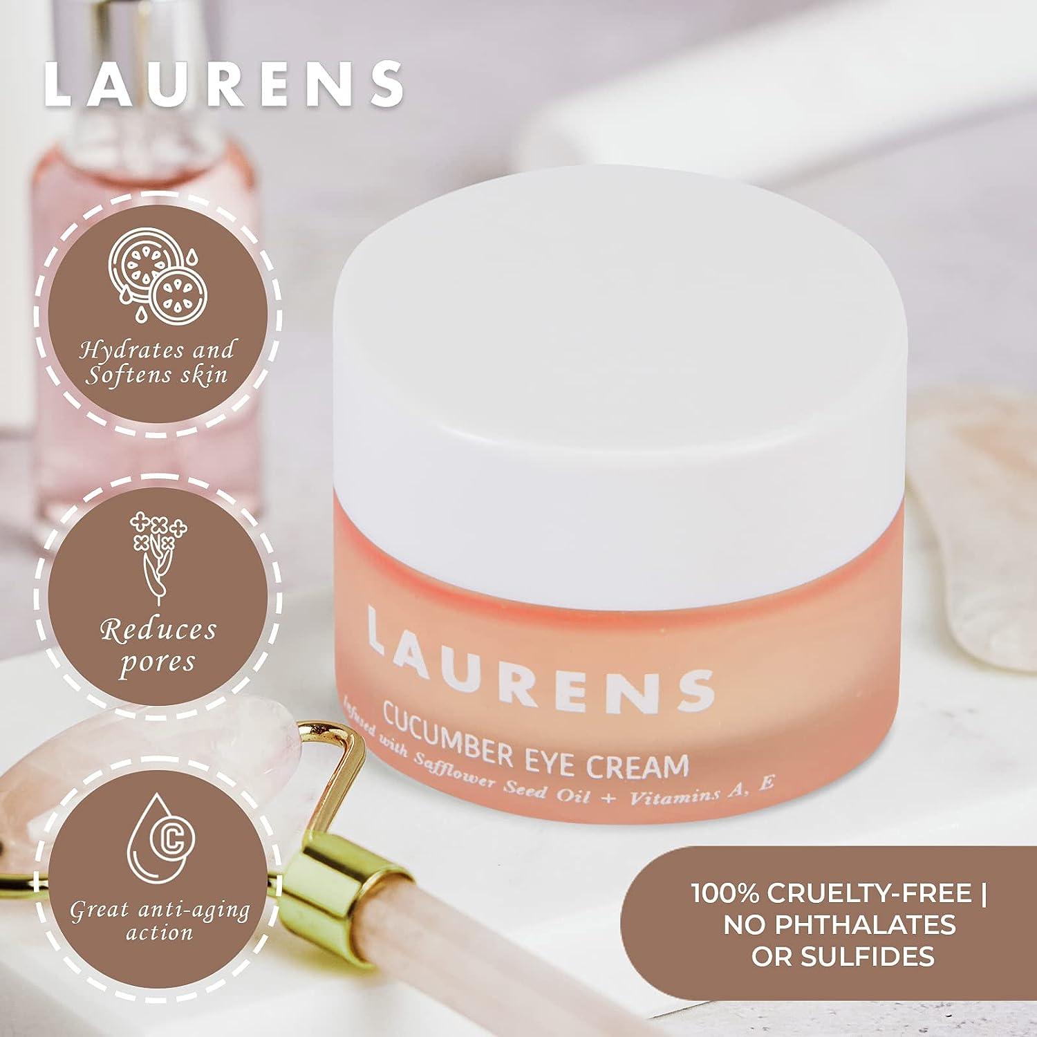 Cucumber Eye Cream From Skincare By Laurens Eye Moisturizer Cream With Hyaluronic Acid