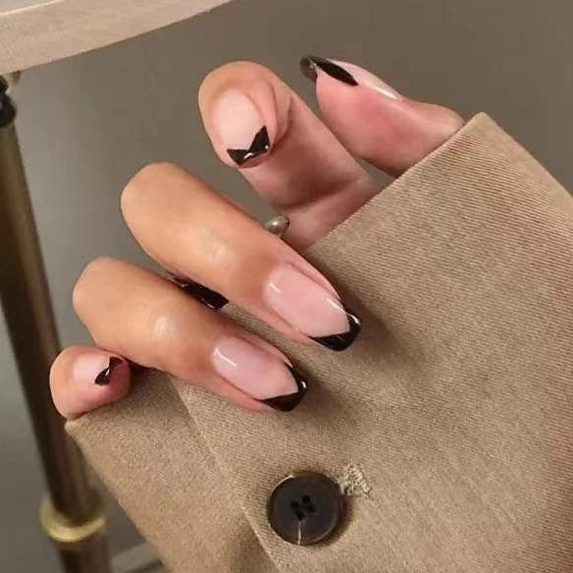 BABALAL French Press on Nails Short False Nails Square Fake Nails