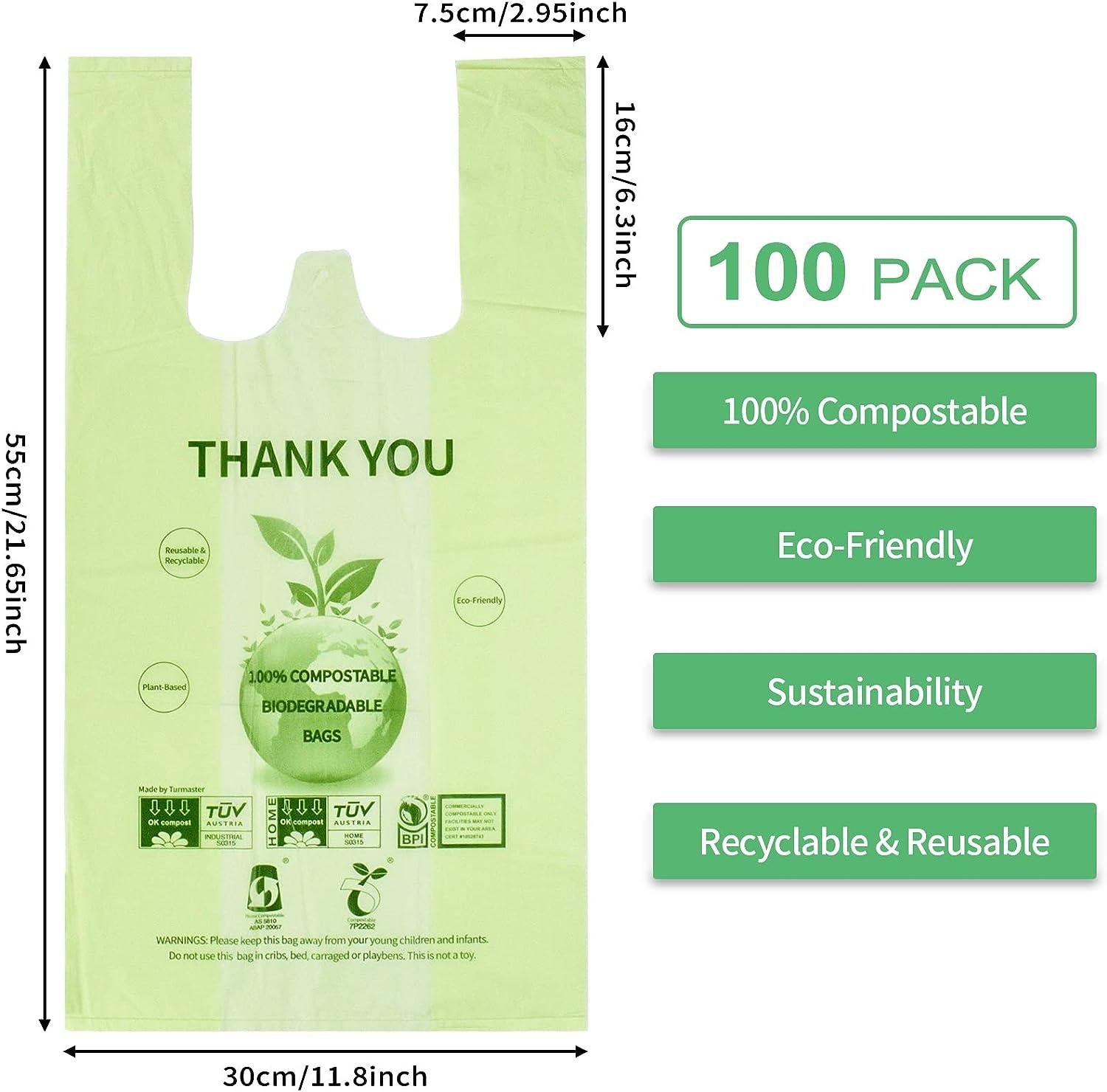 Reusable biodegradable bags store