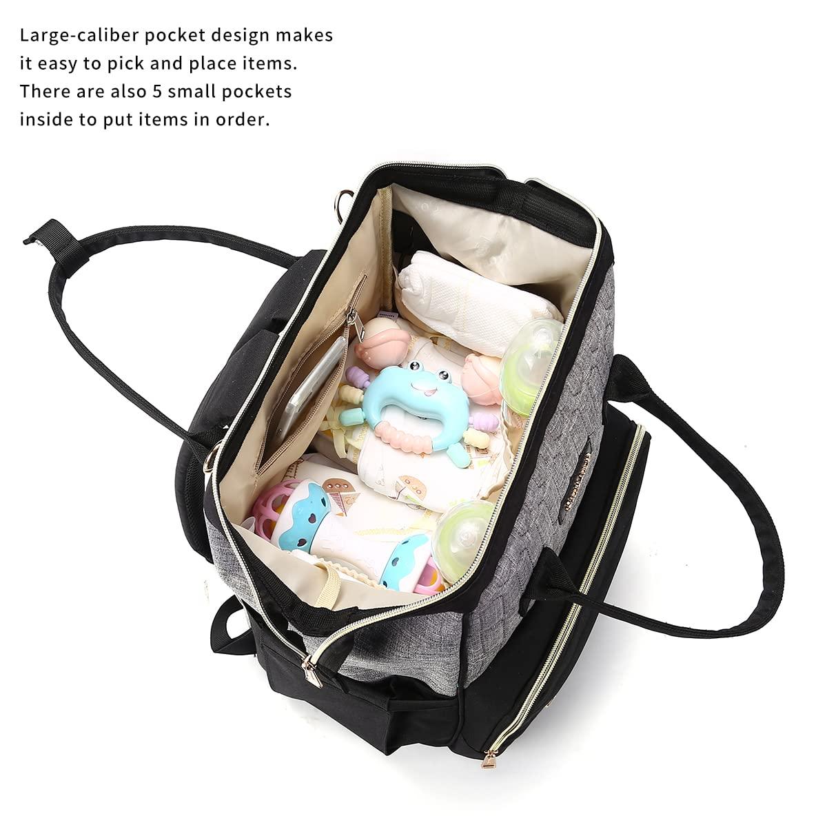  Sowaovut Diaper Bag Backpack, Upgraded Multifunction
