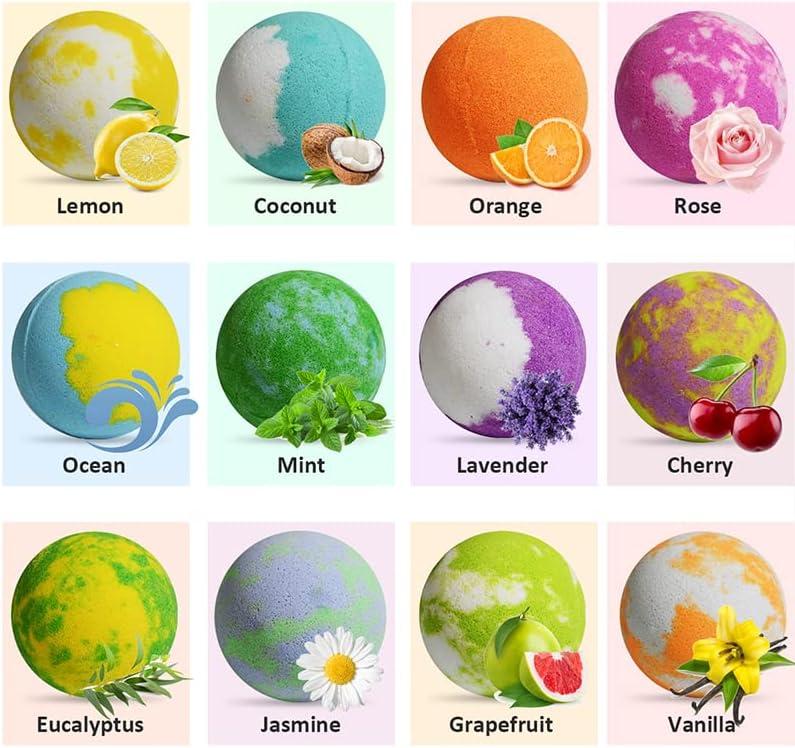 Bath Bombs for Kids with Surprise Toys Inside 12 Cars Bath Bombs