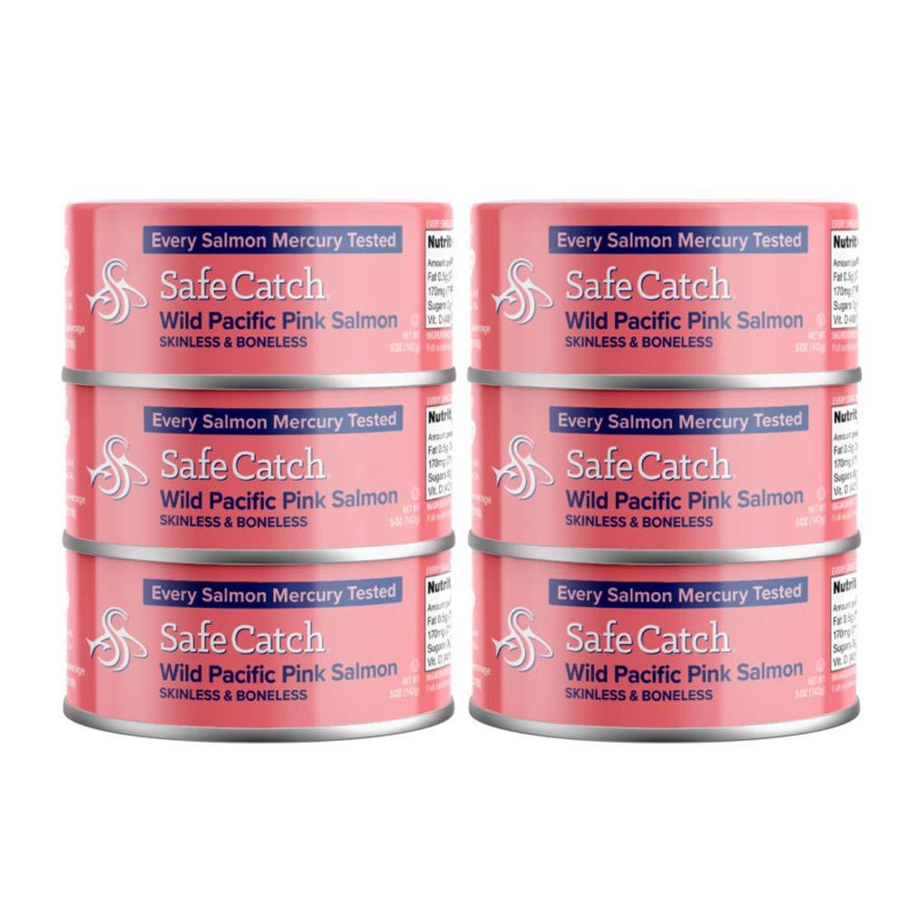 Safe Catch Wild Pink Salmon Canned WildCaught Skinless Boneless Salmon