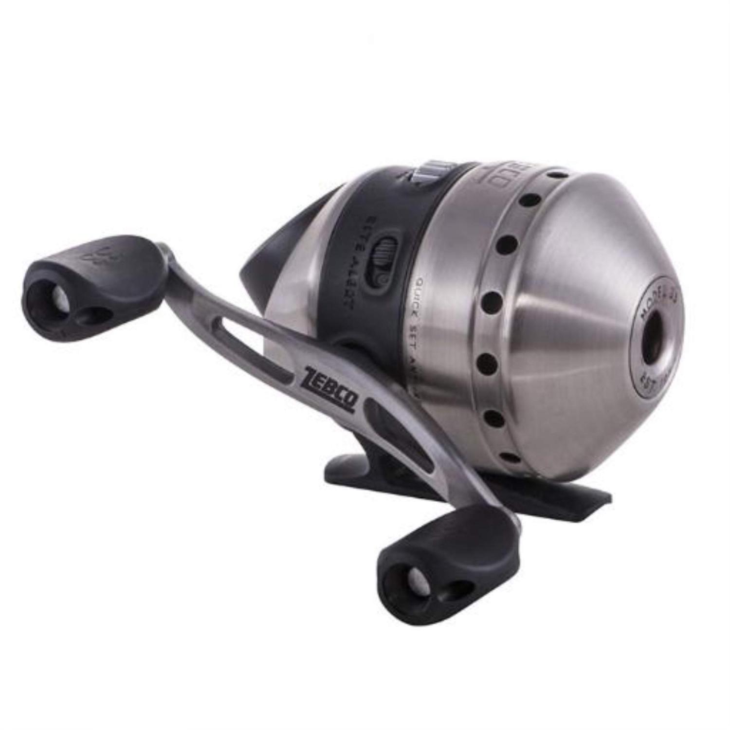 Zebco 33 Spincast Reel and Telescopic Fishing Rod Combo, Extendable  22.5-Inch to 6-Foot E-Glass Fishing Pole, Size 30 Reel, Quickset  Anti-Reverse Fishing Reel with Bite Alert, Silver/Black : :  Sports & Outdoors