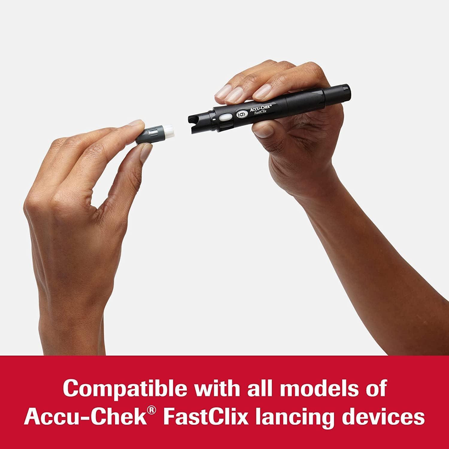 AccuChek Fastclix Lancets 102 1 Count Reliable Blood Glucose