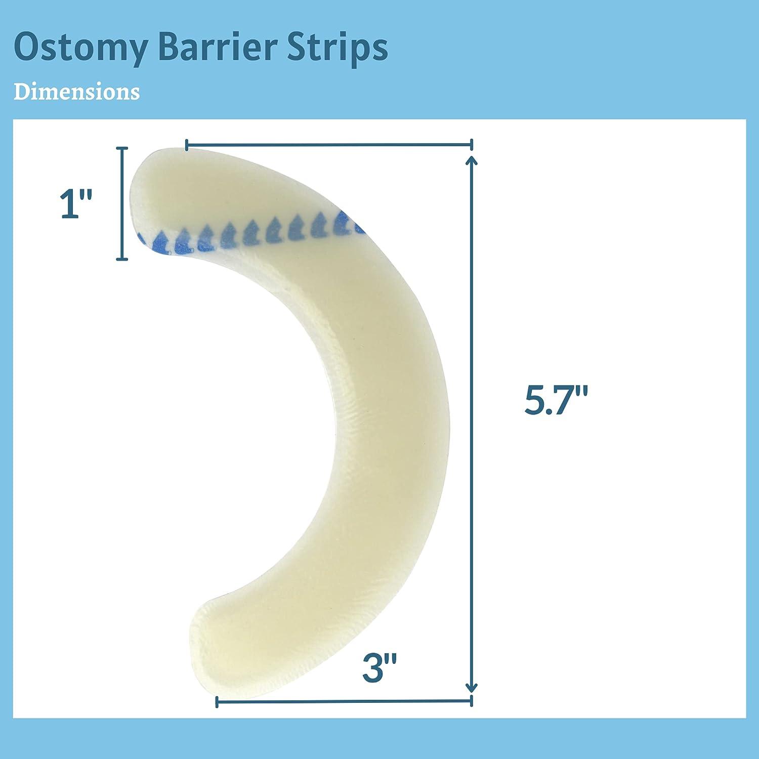 20PCS Ostomy Barrier Strips Adhesive Flange Seal Extenders for