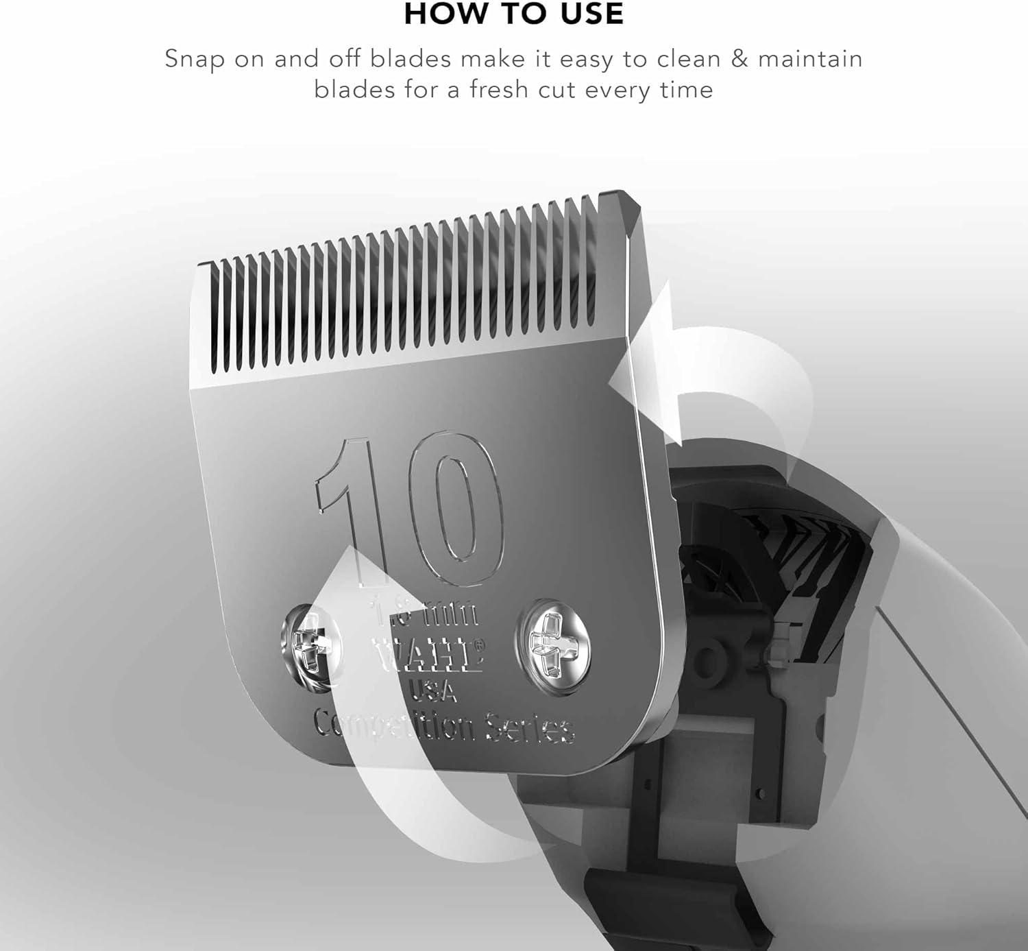 WAHL Competition Replacement Full Tooth Blade 50 0.4MM Set