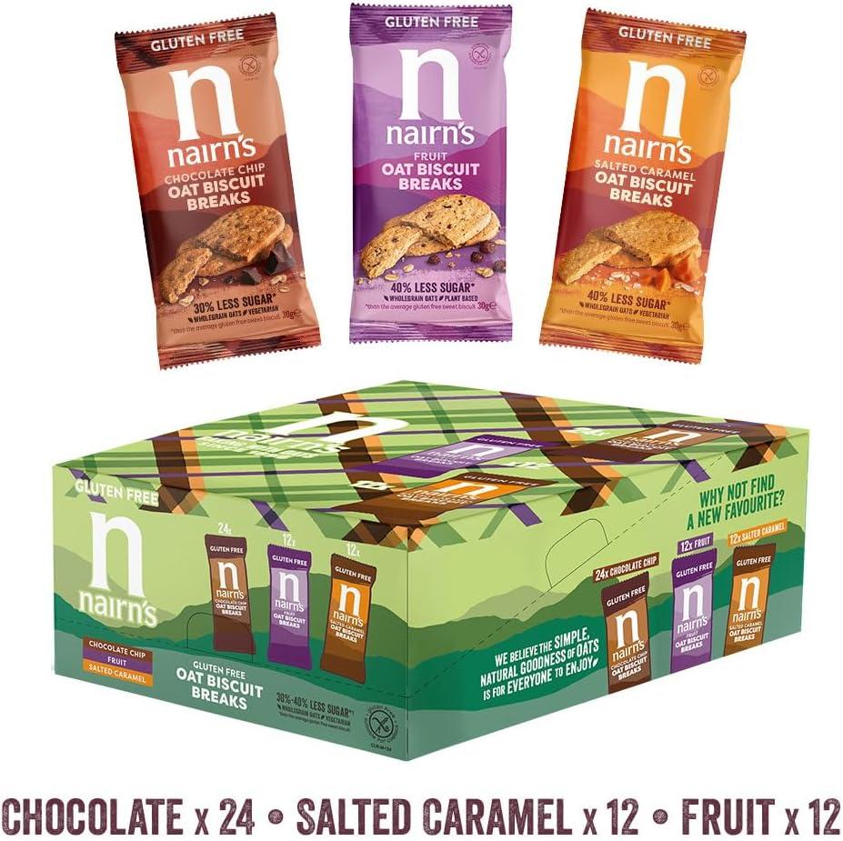 Nairn's Gluten Free Chocolate Chip Oat Biscuits Breaks (160g