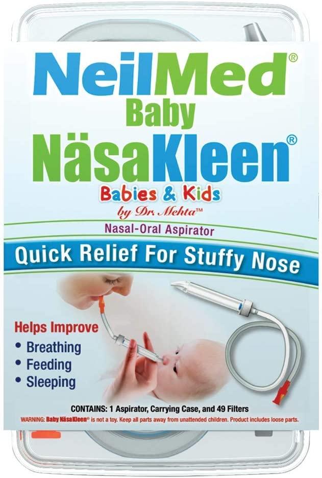 QUKLOGEN 200 Pcs Baby Nasal Aspirator Hygiene Filters With