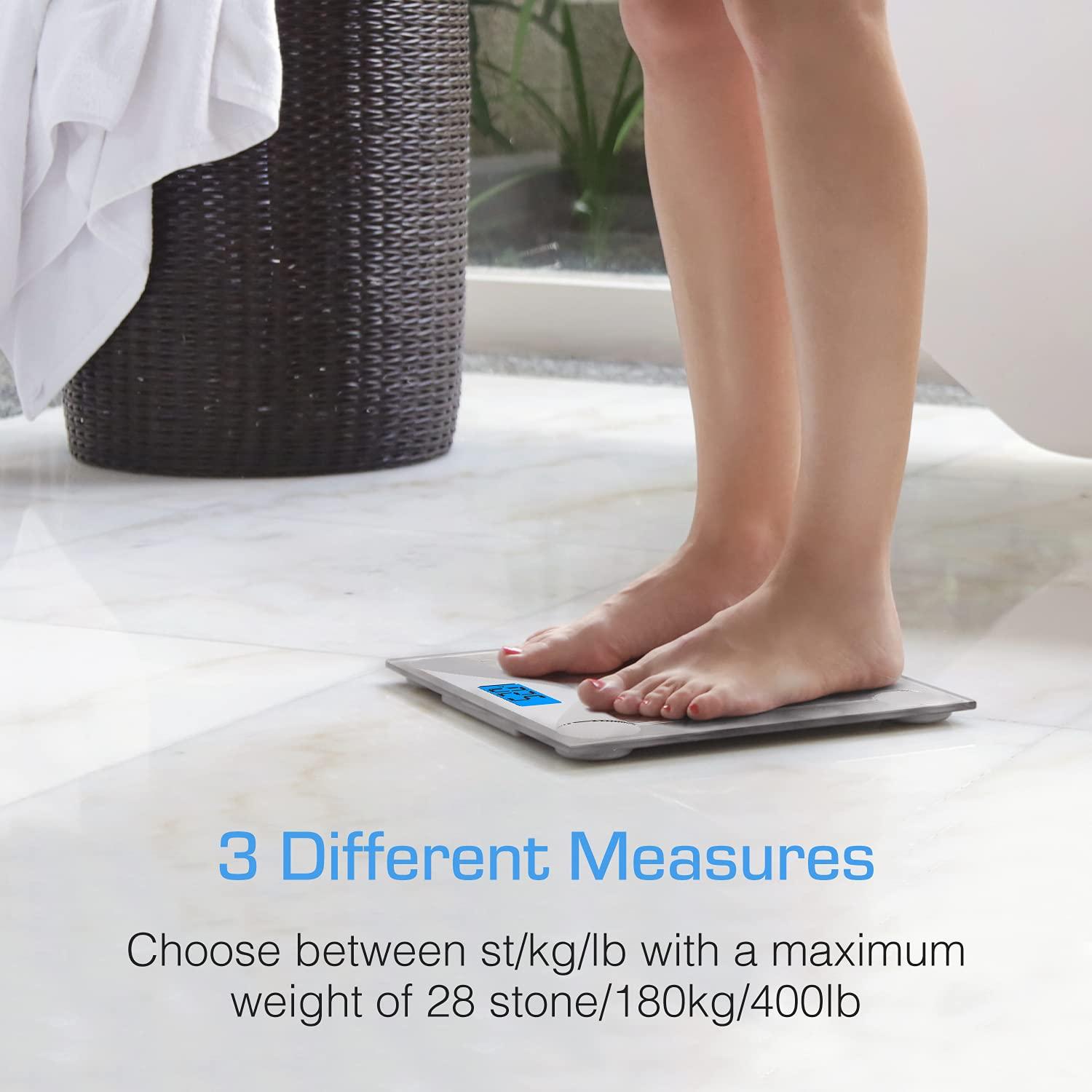 High Capacity Digital Bathroom Scale with Backlit Display