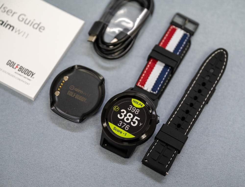 Golf Buddy Aim W11 Golf GPS Watch, Premium Full Color Touchscreen