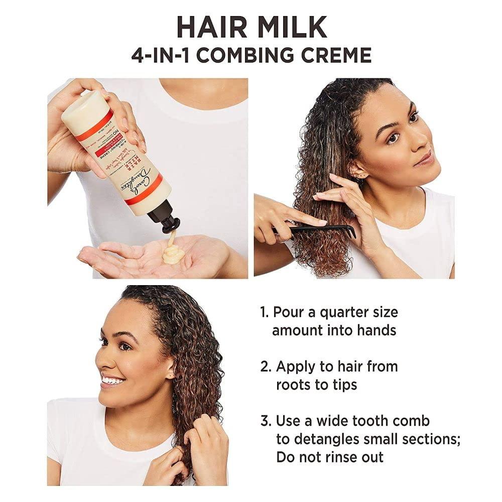 Carols Daughter Hair Milk Refresher Spray and 4 in 1 Combing Creme Hair