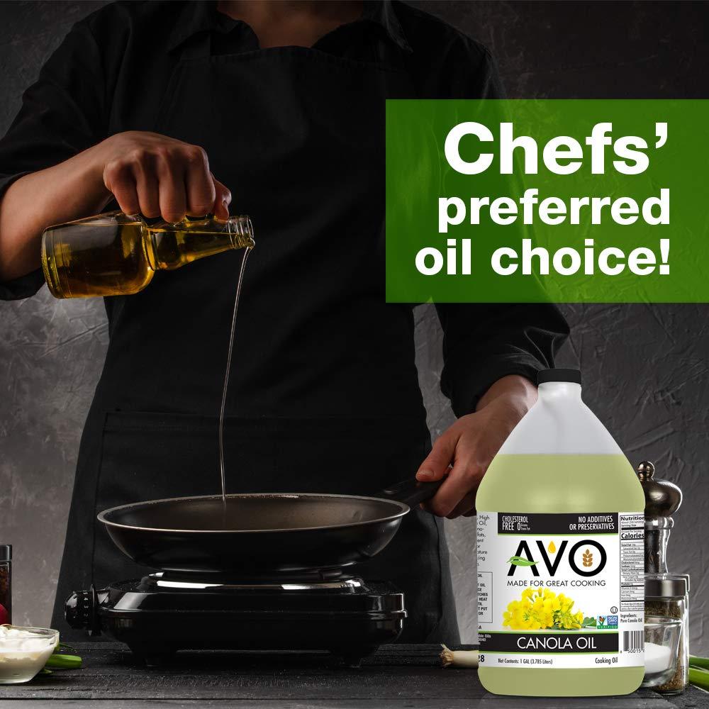 AVO NONGMO Certified Expeller Pressed Canola Oil 1 Gallon