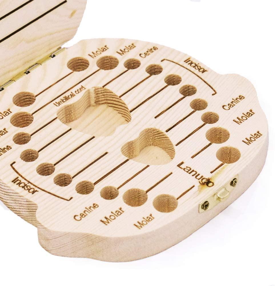 OYEFLY Baby Tooth Box,Cute Children Tooth Container Personality Baby