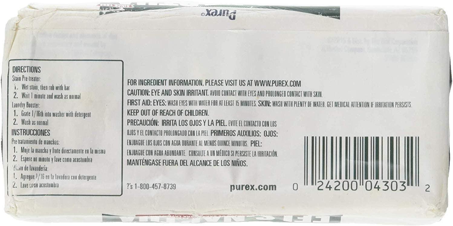 Fels Naptha Laundry Soap Bar & Stain Remover Pack of 2, 5.0 Oz per bar