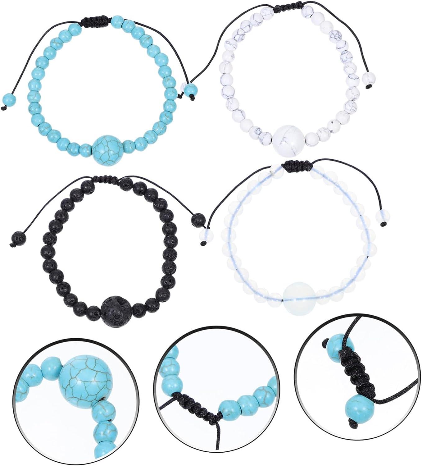 FOYTOKI 4pcs Anti Motion Sickness Bracelet Jewelry String for