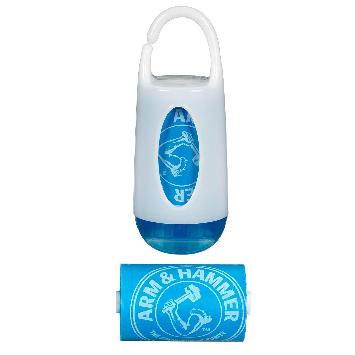 Munchkin Arm & Hammer Diaper Bag Dispenser & Bags Blue Convenient