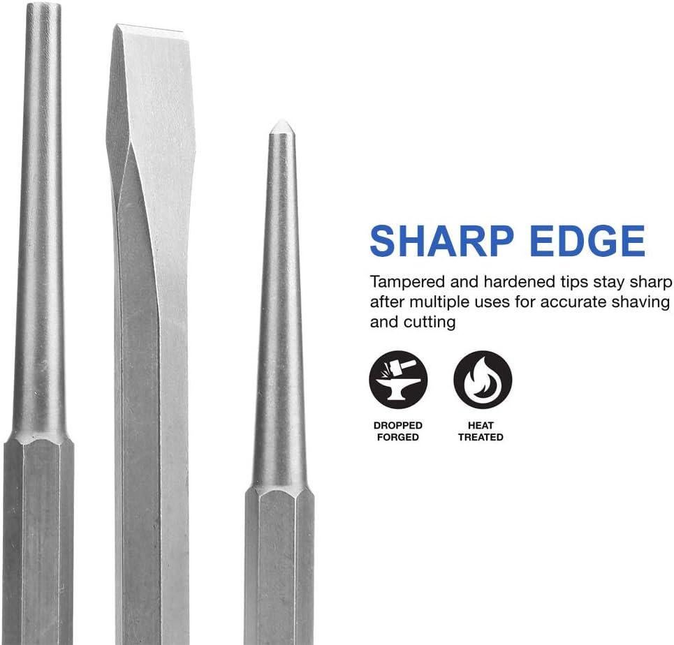 Renekton Punch and Chisel Set Includes Taper Punches Cold Chisels Pin