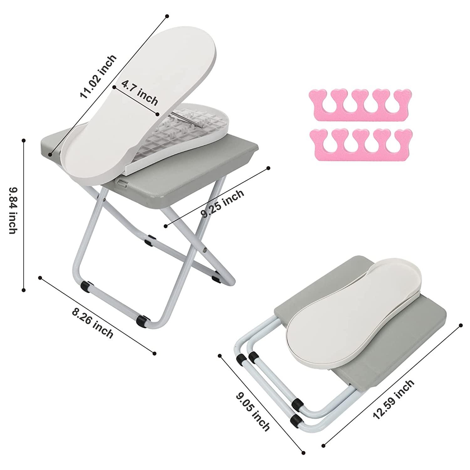 LiDiVi Pedicure Foot Rest, Salon Pedicure Foot Stand with Thickened