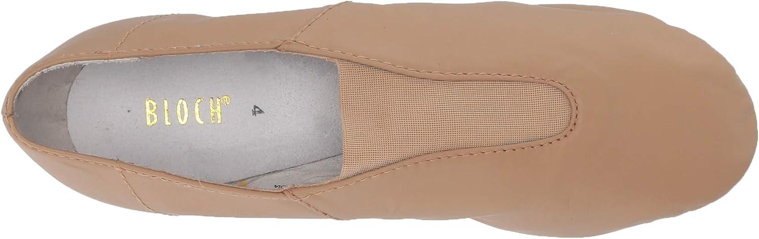 Bloch Dance Women's Super Jazz Slip On Jazz Shoe - Size 7, Tan