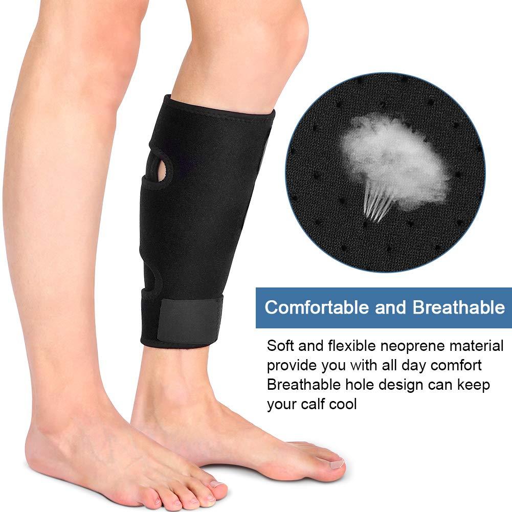 Adjustable Calf Support Brace Right Left Calf Compression Bandage Shin
