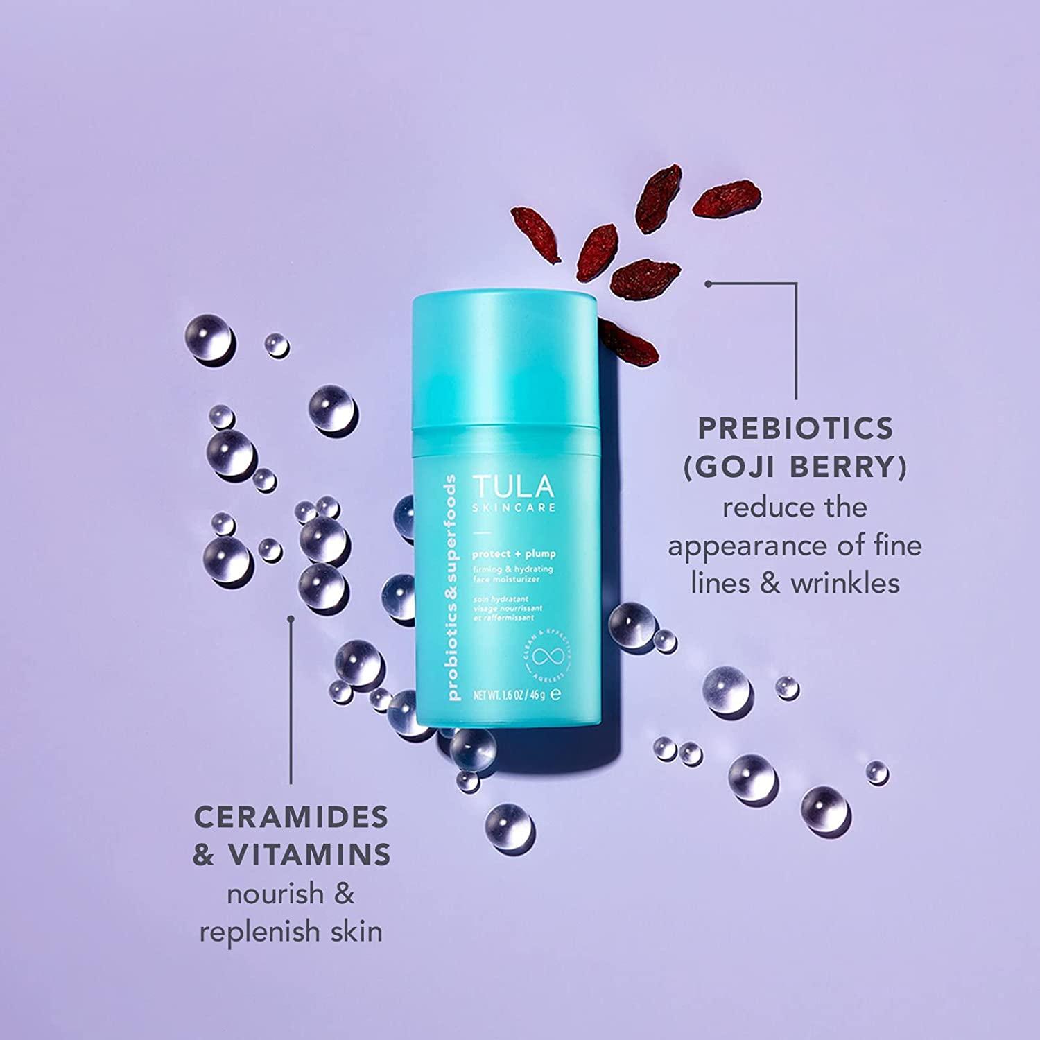 TULA Skin Care Protect + Plump Firming & Hydrating Face Moisturizer