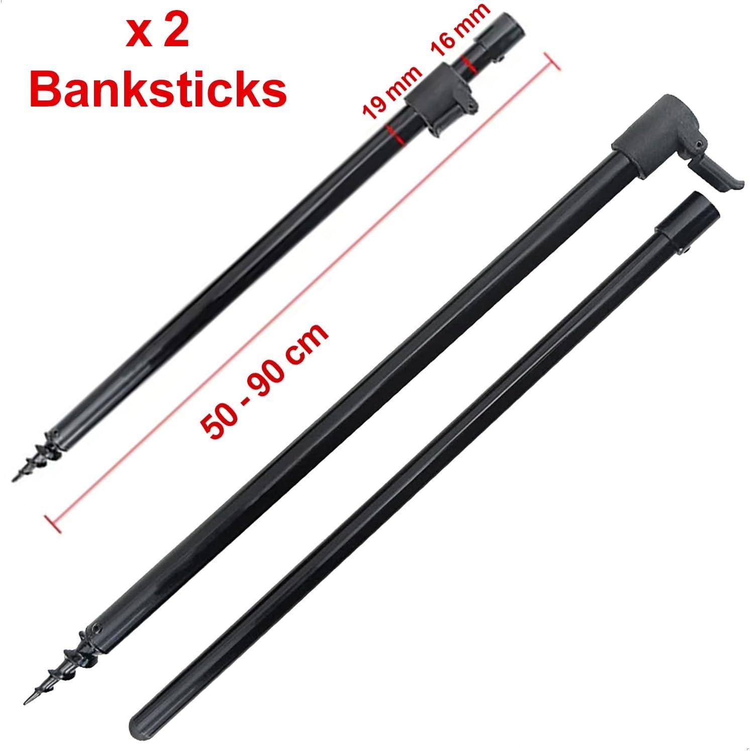 Hirisi Adjustable Banking Sticks Rod Holder 30-90 cm Durable