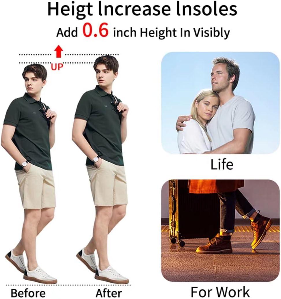 2 Pairs Unisex Height Increase Insoles Heel Lifts for Shoes Heel Lift