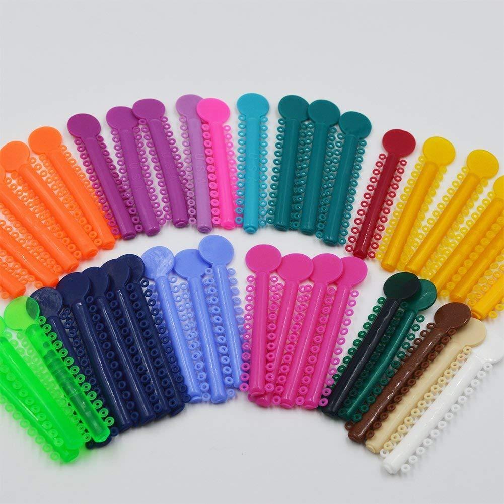 NSKR HPS 1040pcs of Orthodontic Elastomeric Ligature Ties Orthodontic O