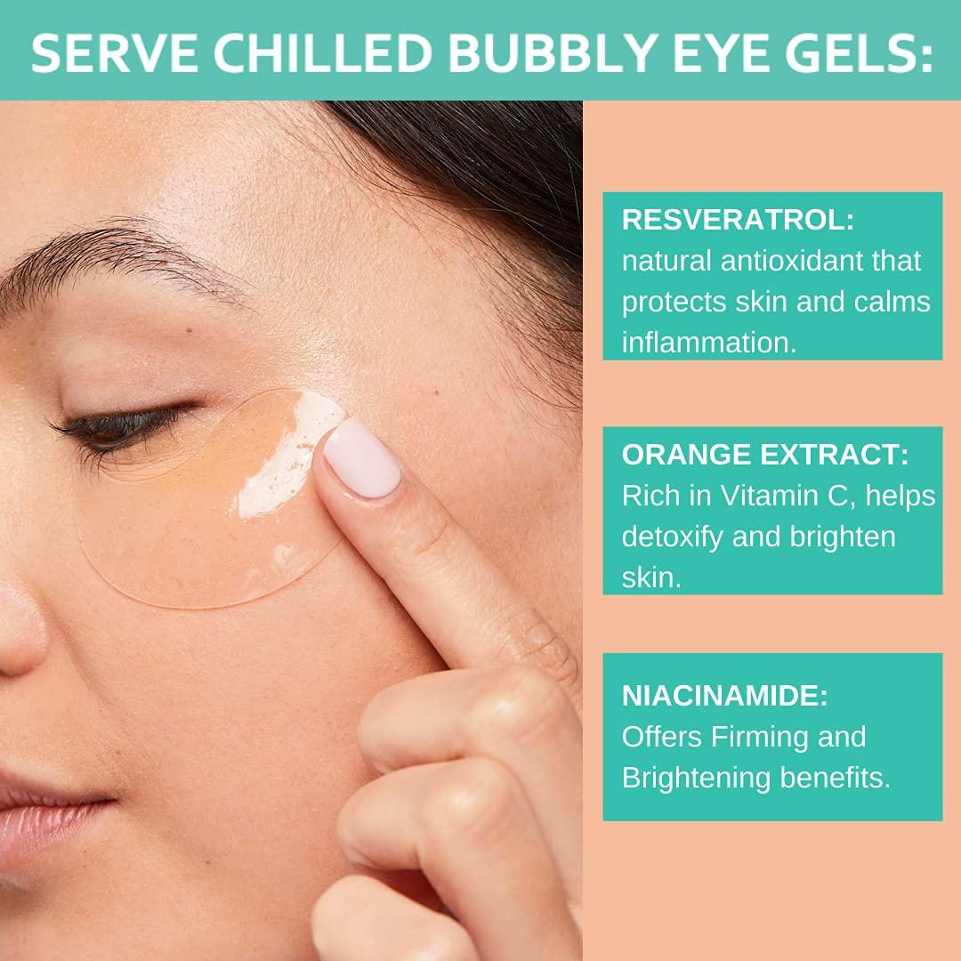 Patchology Serve Chilled Bubbly Eye Gels with Niacinamide Hydrating