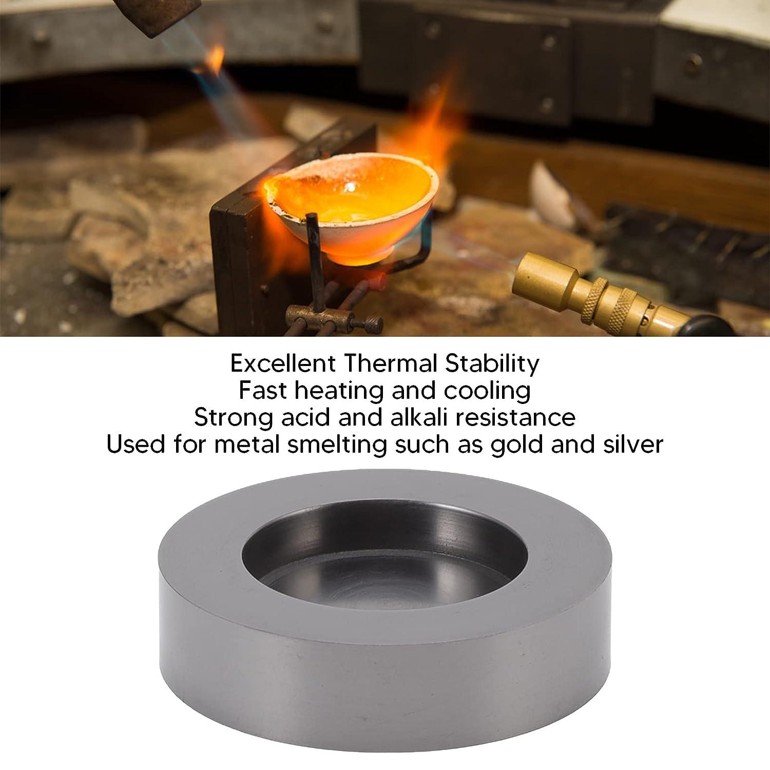 5PCS Heat-Resistant Ingot Mold Casting Tool Smelting Gold Silver