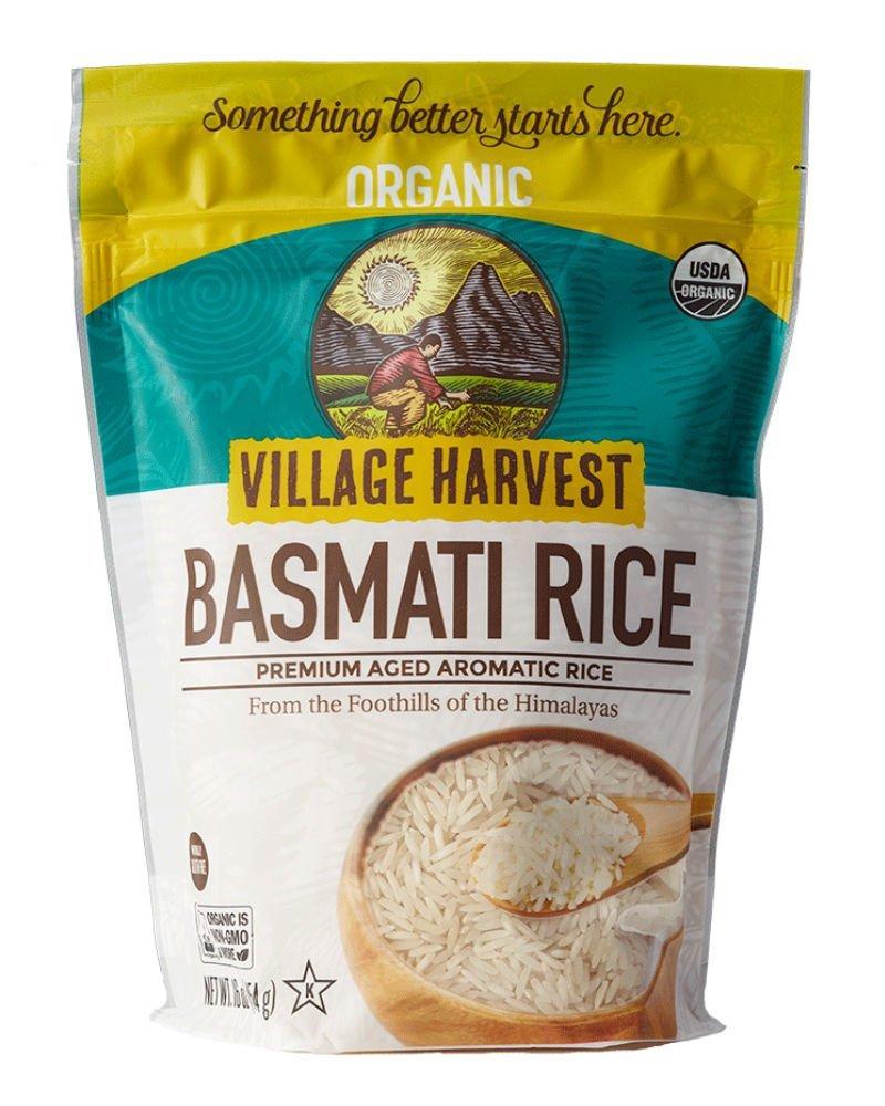 Village Harvest Organic Indian Basmati Rice 16 oz Premium Quality